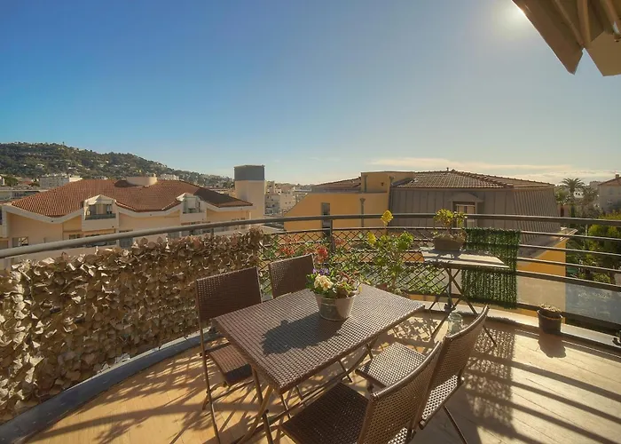 Frgk Air-conditioned Duplex With Terrace Secure & Premium Amenities * Cannes